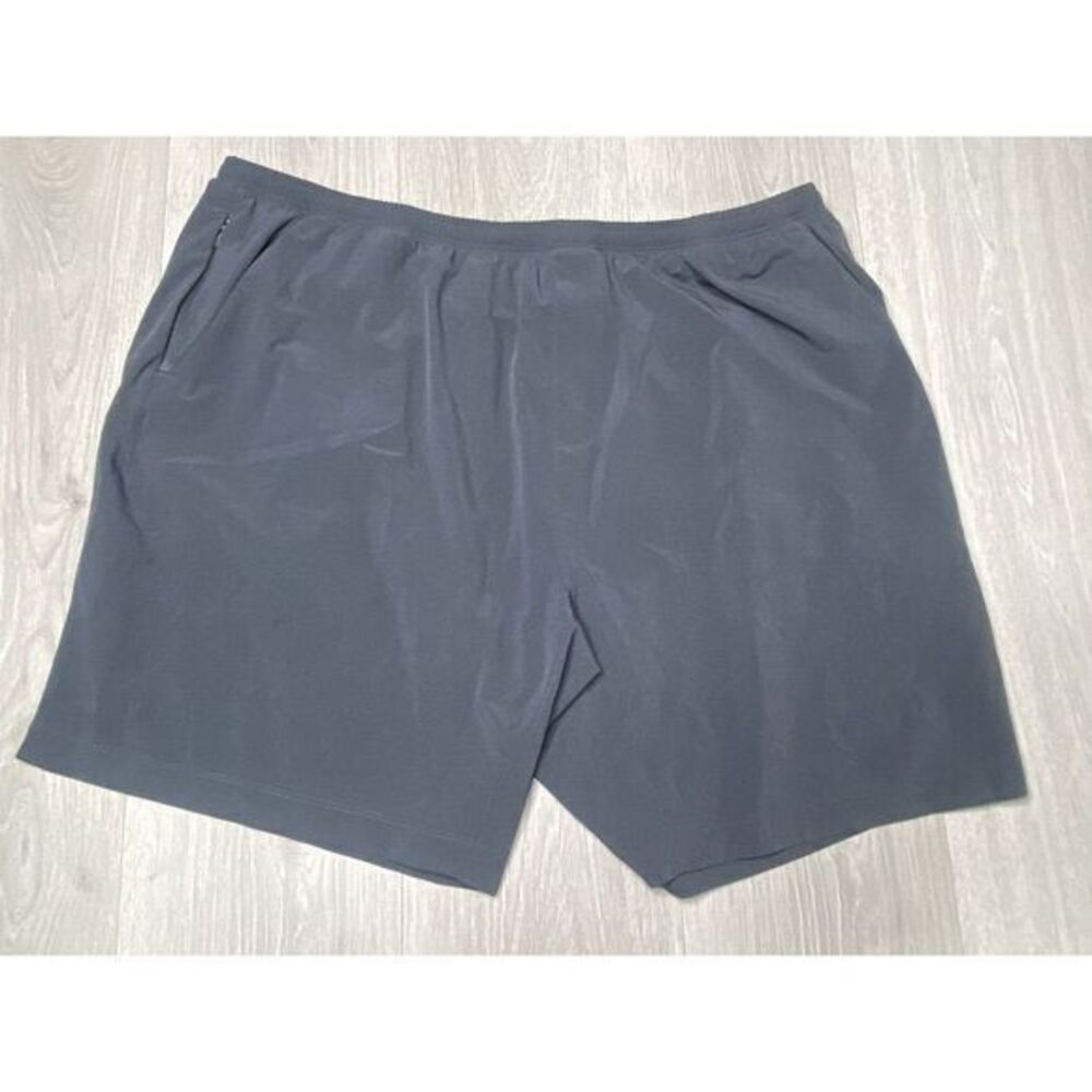 IBKUL Shorts Mens 2XL Gray Pull on drawstring 98000  Active Gym Running Training